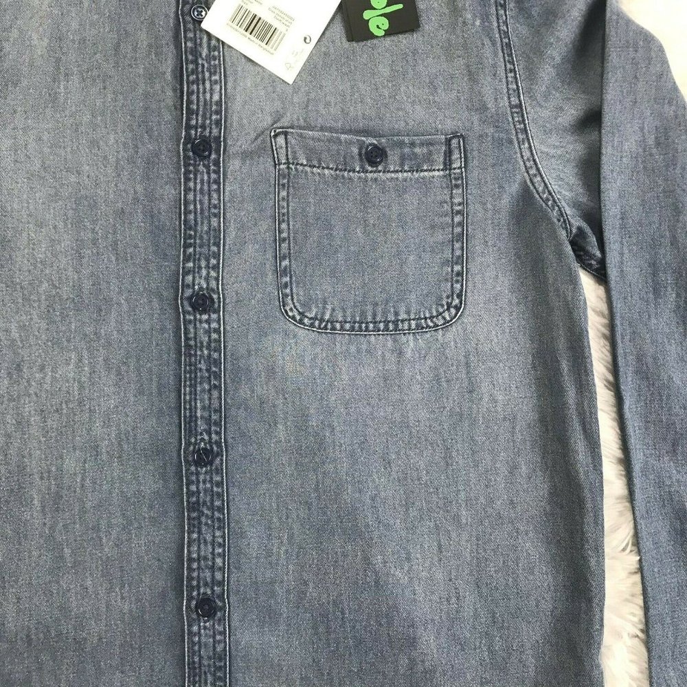 CHEAP MONDAY Men's "Give Denim" Shirt - SIZE SMALL - Picture 3 of 8